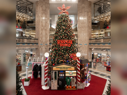 Noël se célèbre aux Galeries Lafayette Champs-Élysées