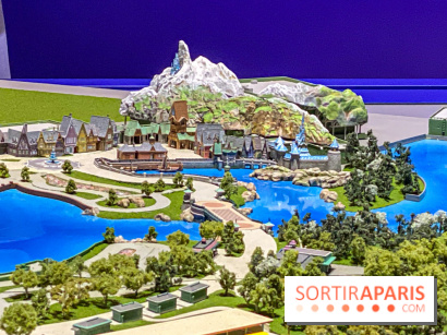 Visuels Disneyland Paris Disney Adventure World maquette Reine des Neiges