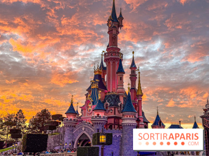 Visuels Disneyland Paris - château coucher de soleil