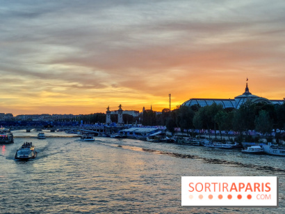 Visuels Paris - La Seine - Coucher de soleil