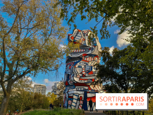 Issy - parc de l'île Saint Germain et Tour aux figures 