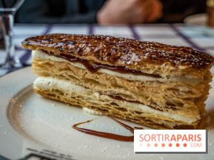 Auberge Pyrénées Cévennes - Bistrot Paris 11e - millefeuille vanille