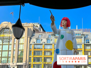 Yayoi Kusama face à la Samaritaine