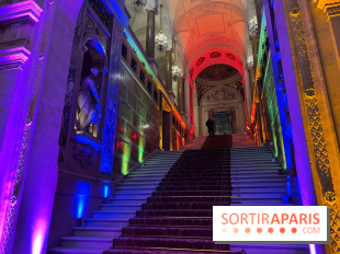 Nuit des Fiertés - Visuel Hôtel de Ville intérieur LGBTQIA+