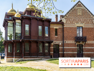 Parc de Bécon à Courbevoie - Pavillon des Indes - Cerisiers en fleurs -  A7C9988