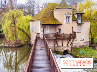 Moret-sur-Loing - citée médiévale - plus beaux détours de France - moulin