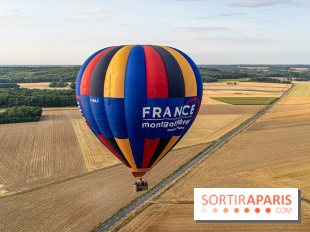 Montgolfière à Fontainebleau, vol au dessus de l'Ile-de-France -  A7C9028