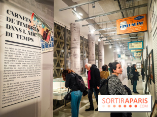 Carnets de timbres dans l'air du temps, l'exposition originale du musée de la Poste - nos photos - IMG20240130184458