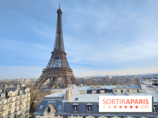 Visuel Paris 15e - Tour Eiffel hiver toits paris