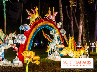 L'Odyssée Lumineuse 2024, le parcours de lumières au Parc Floral - les photos -  licornes