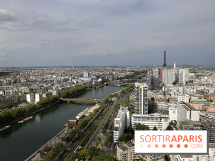 Ballon de Paris au parc André-Citroën : nos photos du vol à bord de l'aéronef - visuel Paris - vue aérienne Paris - vue toit Paris
