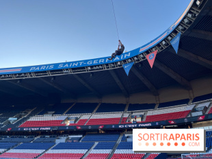 Tyrolienne au Parc des Princes
