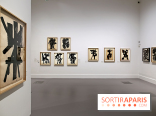 Pierre Soulages : nos photos de son exposition et de ses peintures sur papier à voir au Musée du Luxembourg