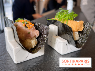 Nobisan - Temaki tofu fumé, temaki toro