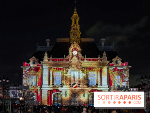 Noël 2025 à Levallois-Perret (92) : spectacle son & lumière gratuit sur l'Hôtel de Ville  - IMG 5378