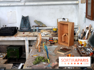 L'atelier de Joseph Cornell recréé par Wes Anderson à la galerie Gagosian