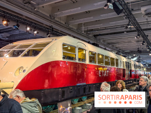 Salon Rétromobile 2026 à Paris - train Bugatti