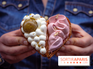 Saint-Valentin 2026 : les cœurs pâtissiers de Maison Aleph - photos - demi coeur