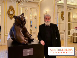 Exposition gratuite au Plaza Athénée : le bestiaire de Michel Bassompierre s'invite au palace - IMG 3956