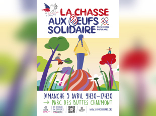 Secours populaire - Chasse aux oeufs solidaires 2026 - Affiche (1)