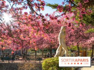 Les pommiers et cerisiers en fleurs du Jardin de Reuilly, Parc de Reuilly à Paris 12e - photos  - visuel