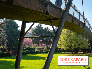 Les pommiers et cerisiers en fleurs du Jardin de Reuilly, Parc de Reuilly à Paris 12e - photos  - parc