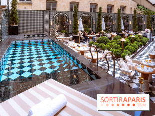 La terrasse jardin du Sax Hotel avec piscine - les photos