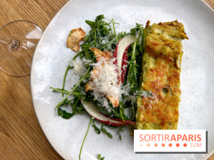 Chez Clo - Lasagnes artichaut, petit pois, ricotta