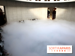 Fujiko Nakaya : nos photos de sa sculpture de brouillard à voir à la Bourse de Commerce