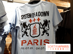 Pop-up store System of a Down à Paris - nos photos