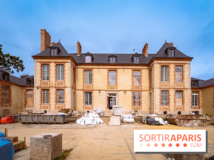 Le château de Plaisir dans les Yvelines se transforme en conservatoire - photos - façade intérieur