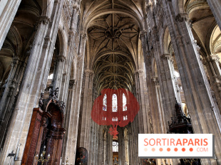 Lydie Arickx : nos photos de son installation à l'église Saint-Eustache