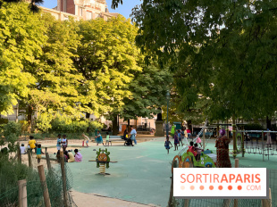 Square des Epinettes, le parc caché du 17e