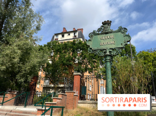Le square Séverine, grand espace vert du 20e arrondissement