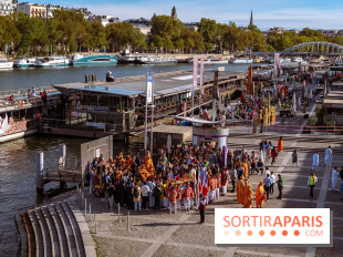 Défilé flottant sur la Seine : le Jal Yatra à Paris, les photos