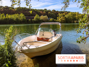 Balade en bateau au Port de Valvins-les-bains, Pays de Fontainebleau : la Seine et ses Affolantes