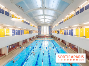 La piscine Château Landon, la plus  vieille piscine de Paris a rouvert ses portes dans le 10e