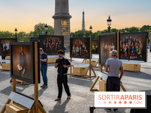 Vivre Ensemble de Yann Arthus‑Bertrand : exposition et studio photo sur la place de la Concorde