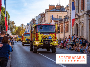 Une grande parade de véhicules pour remercier les pompiers des incendies de Fontainebleau