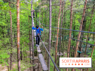 Aventure Floréval, le parcours en pleine nature