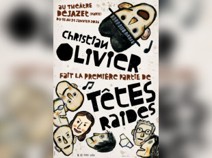 Christian Olivier et Têtes Raides en concert au Théâtre Déjazet