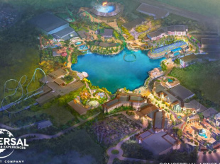 Universal United Kingdom Resort : vue du futur parc près de Londres