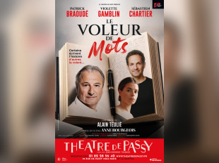 Le Voleur de mots avec Patrick Braoudé au Théâtre de Passy