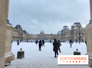 La Neige à Paris - musée du Louvre