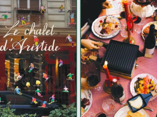 Monsieur Aristide dévoile son chalet d'hiver où la raclette est reine