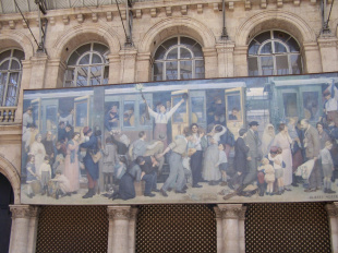 Le tableau que les voyageurs ne voient presque jamais : Le secret des Poilus de la Gare de l’Est