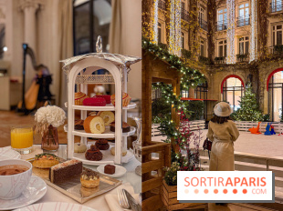 La patinoire féérique et le chalet-raclette de retour dans la cour-jardin du Plaza Athénée pour Noël