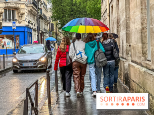 visuel Paris visuel  - pluie - parapluie