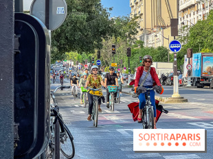 visuel Paris visuel  - vélo - paris sans voitures