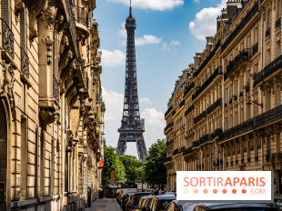 Visuel Paris Tour Eiffel rue